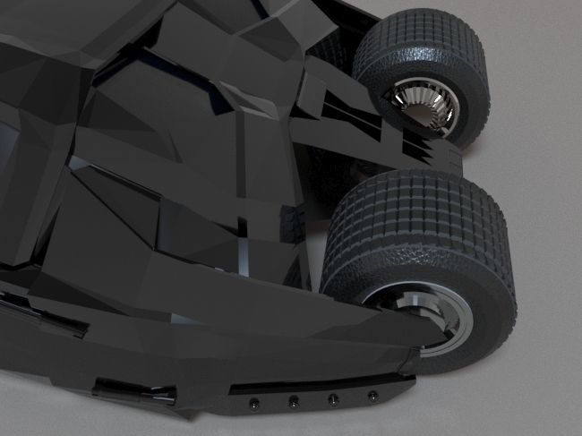 Batmobile model lego 3D print model_12