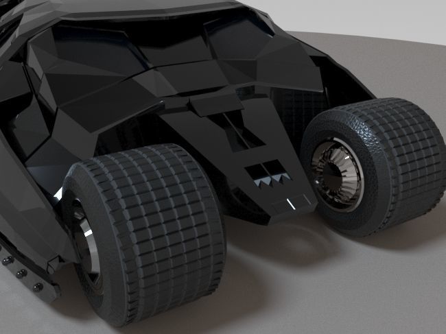 Batmobile model lego 3D print model_4