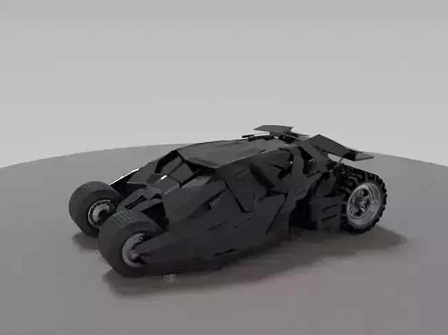 Batmobile model lego 3D print model