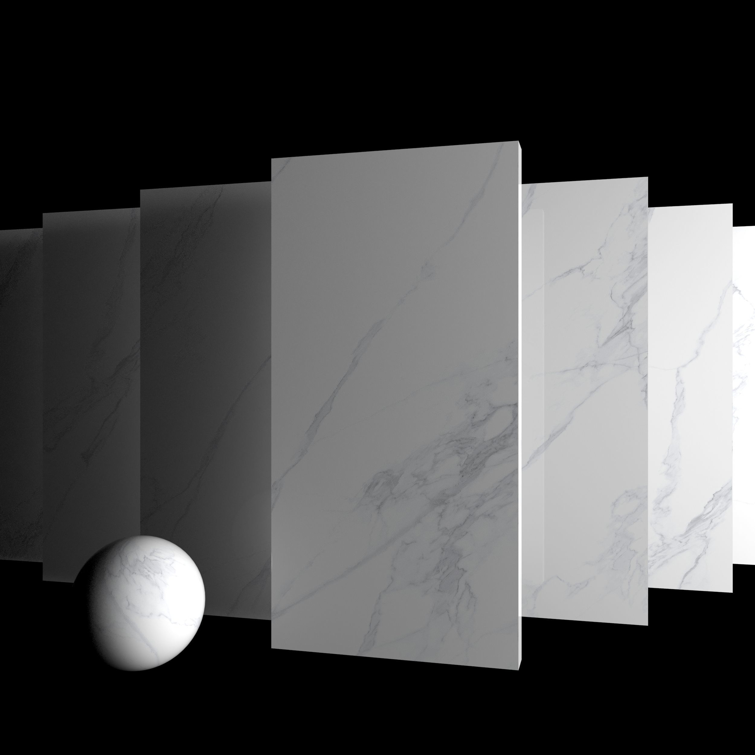 Marble Set Museum Calacatta 4D 80x160 Set 1 Texture_2