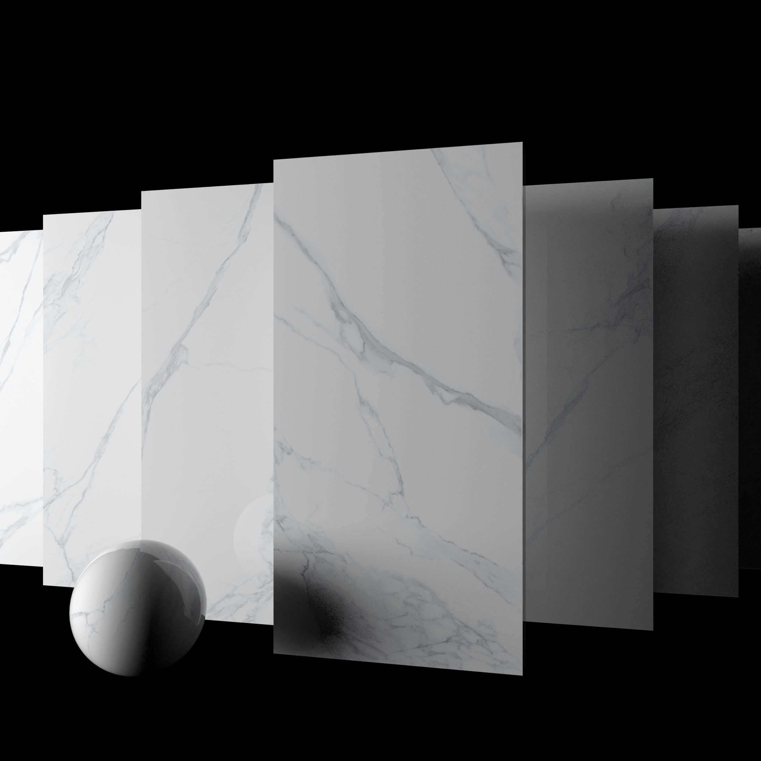 Marble Set Museum Calacatta 4D 80x160 Set 4 Texture_1