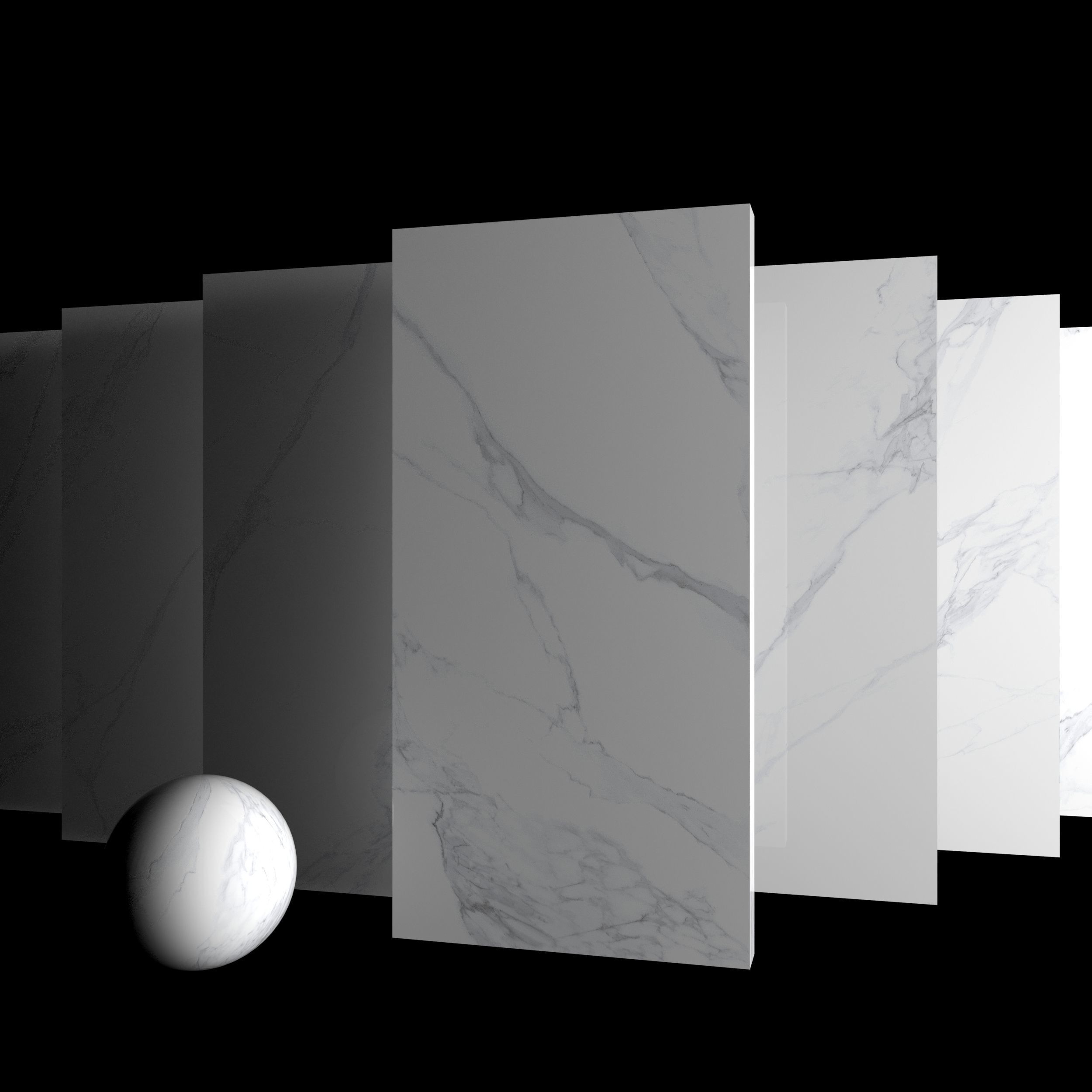 Marble Set Museum Calacatta 4D 80x160 Set 4 Texture_2