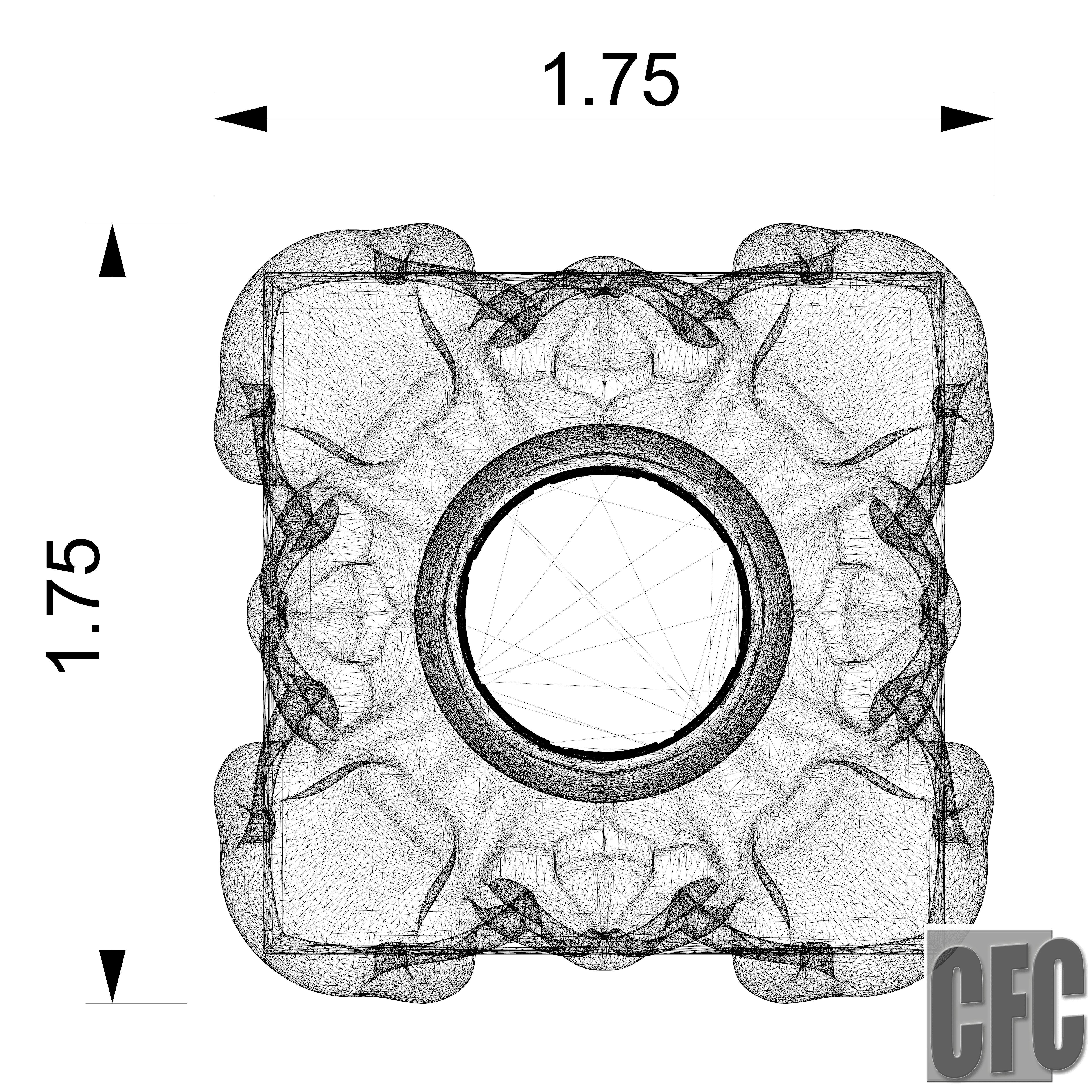 Goth Column - 3d model for CNC - GothColumnCFC06 3D print model_38