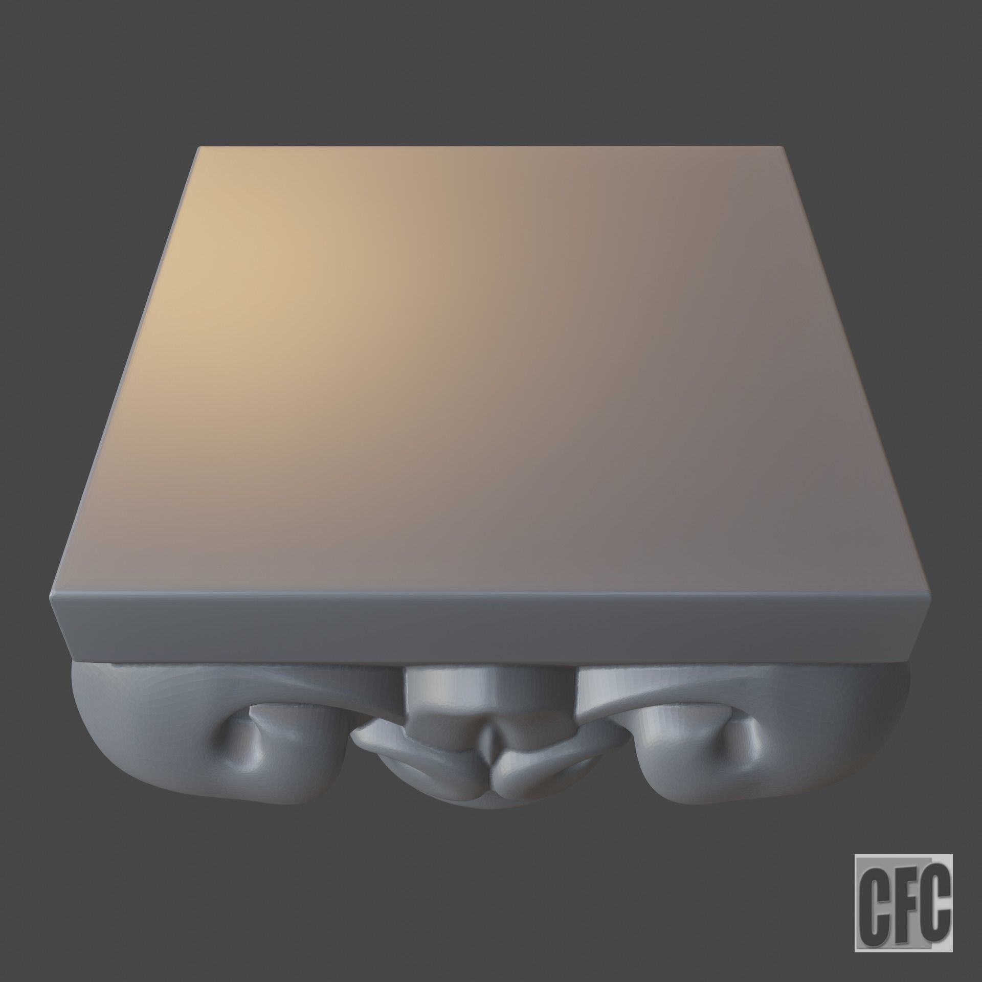 Goth Column - 3d model for CNC - GothColumnCFC06 3D print model_15