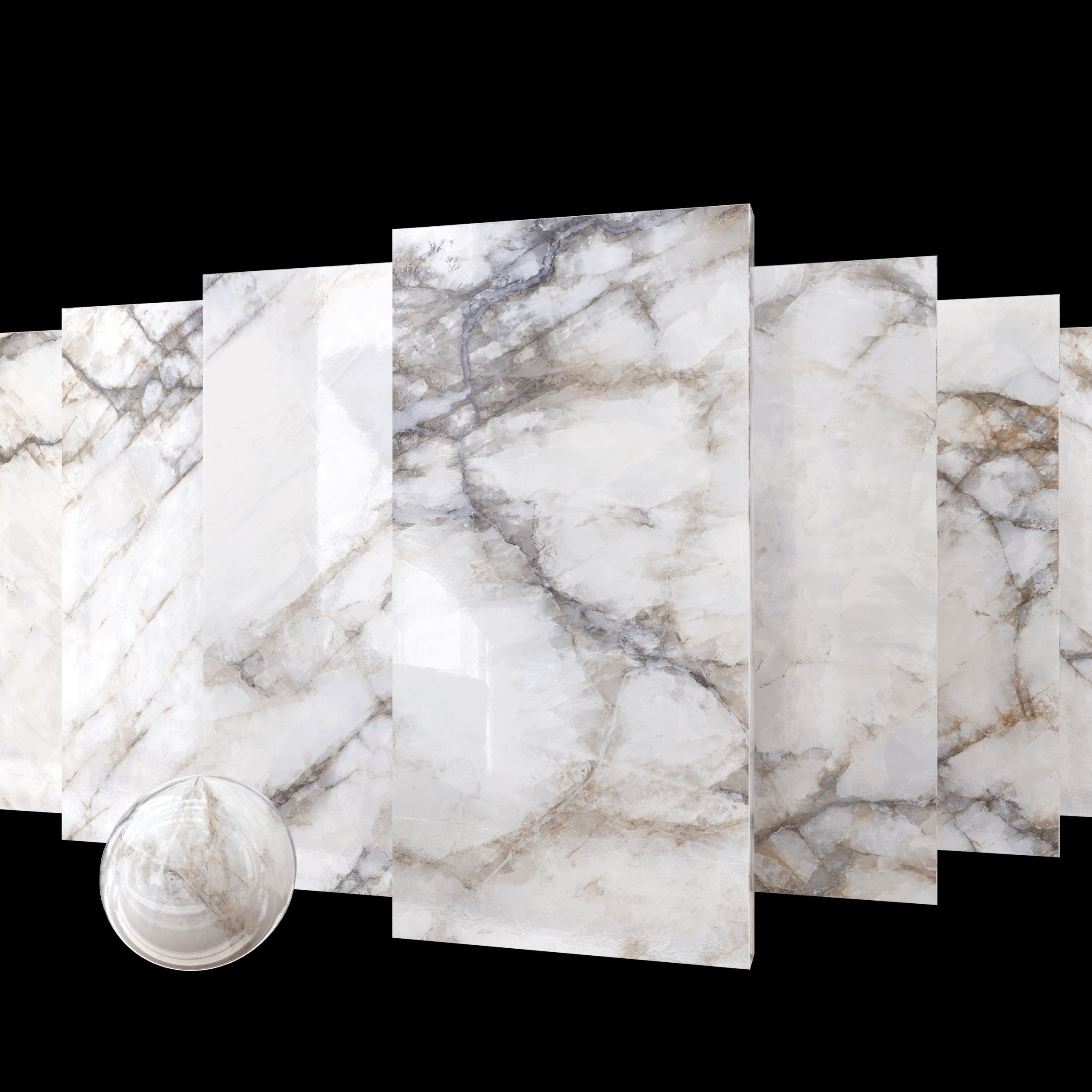 Marble Set Museum Crystal White 80x160 Texture_5