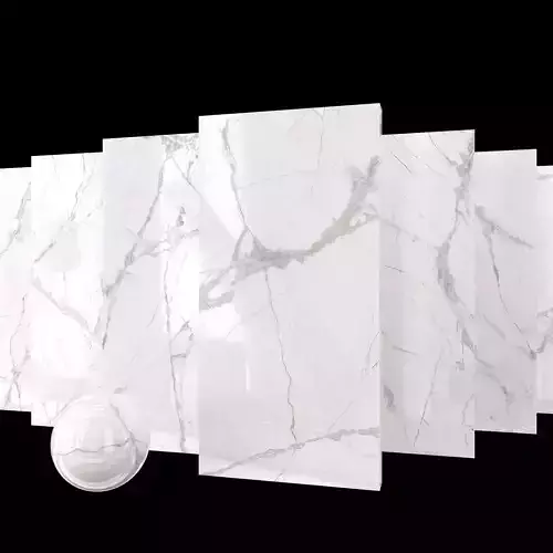 Marble Set Museum Glacier White Set 80x160 Set 1 Texture