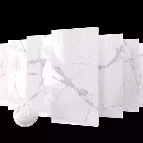 Marble Set Museum Glacier White Set 80x160 Set 2