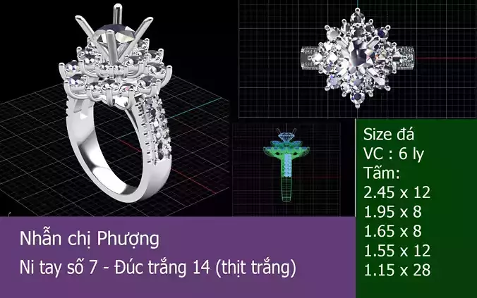 Diamond ring 4 floor
