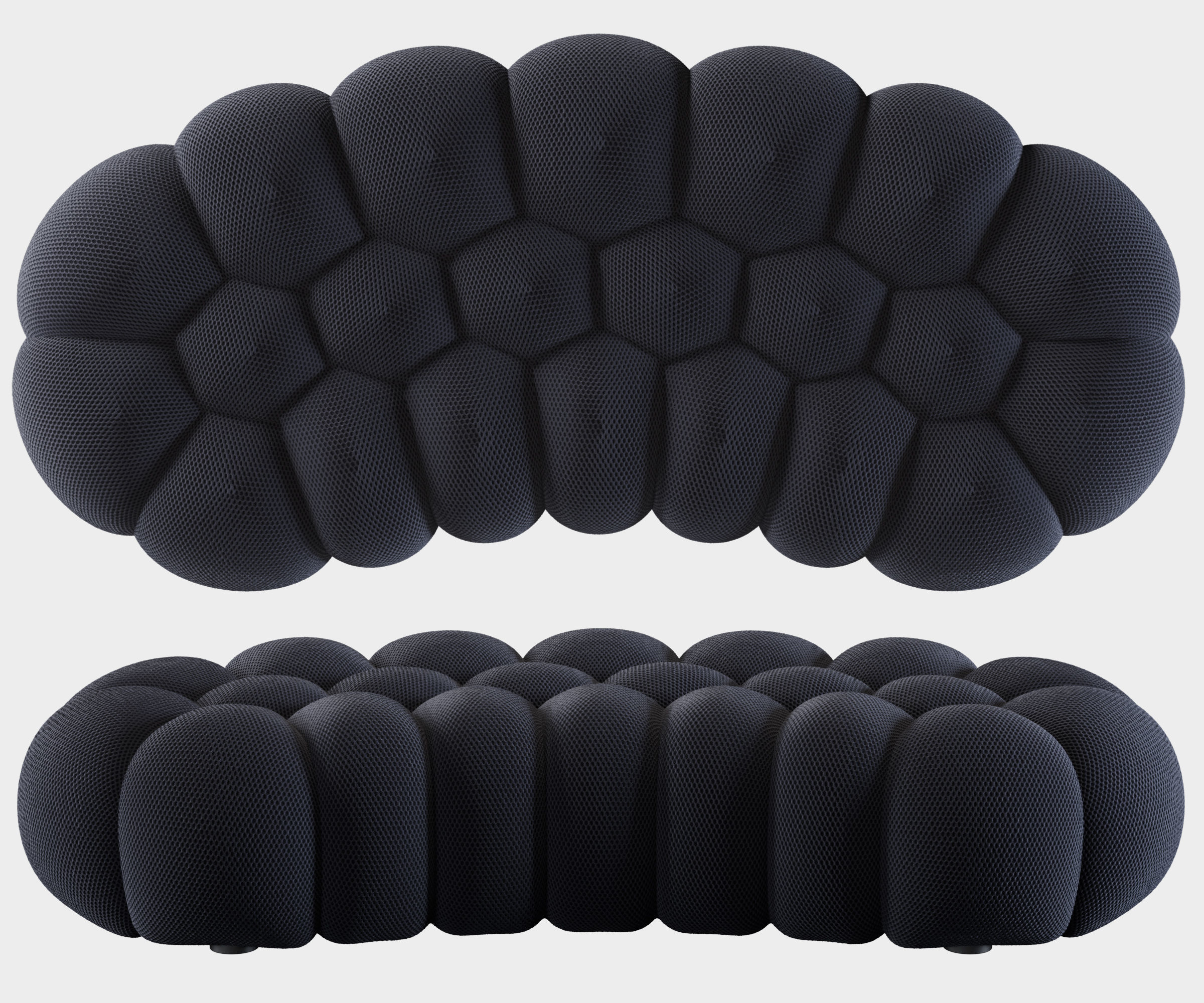 Roche Bobois Bubble Ottomans 3D model_8