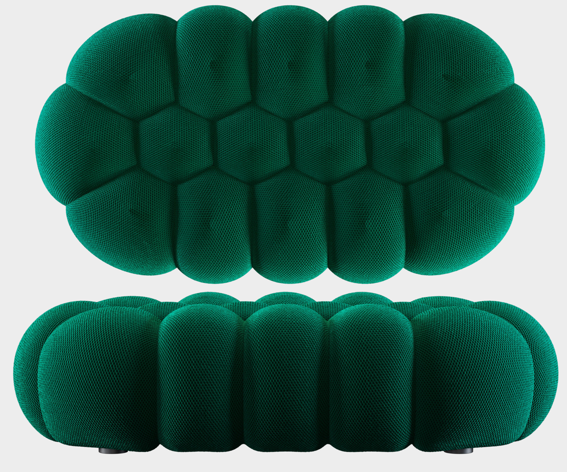 Roche Bobois Bubble Ottomans 3D model_3