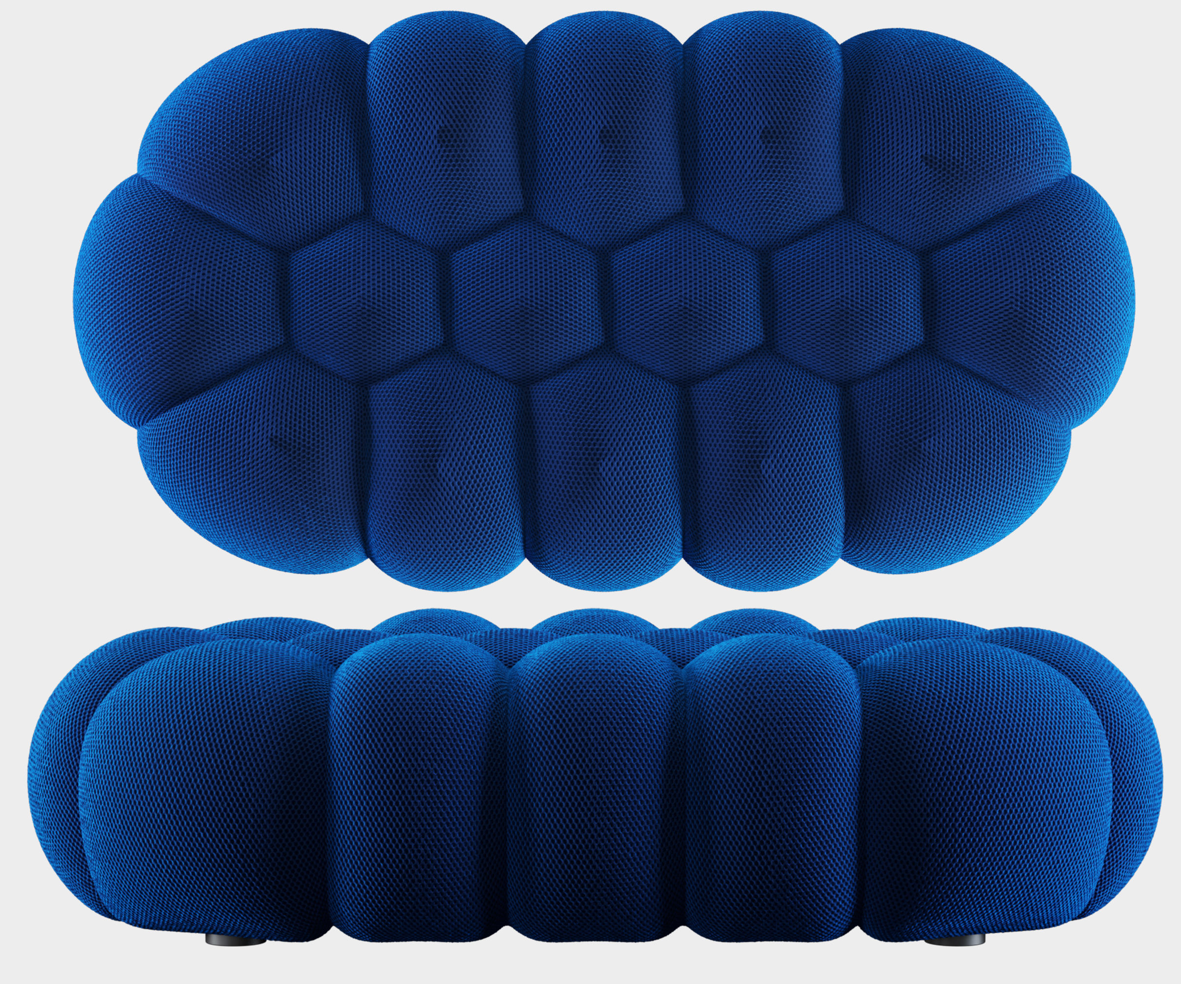 Roche Bobois Bubble Ottomans 3D model_4