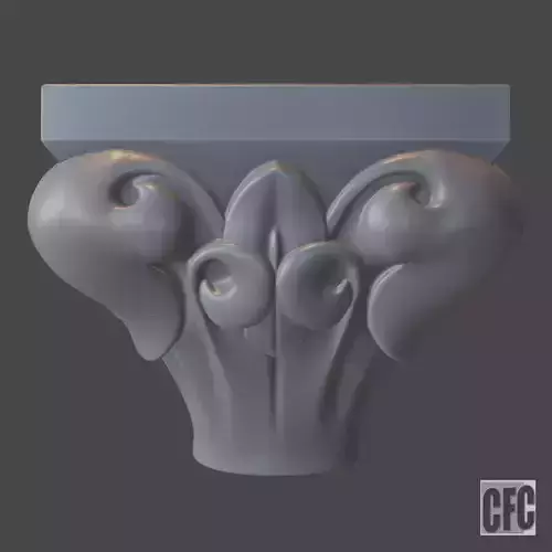 Goth Capital - 3d model for CNC - GothCapitalCFC03 3D print model