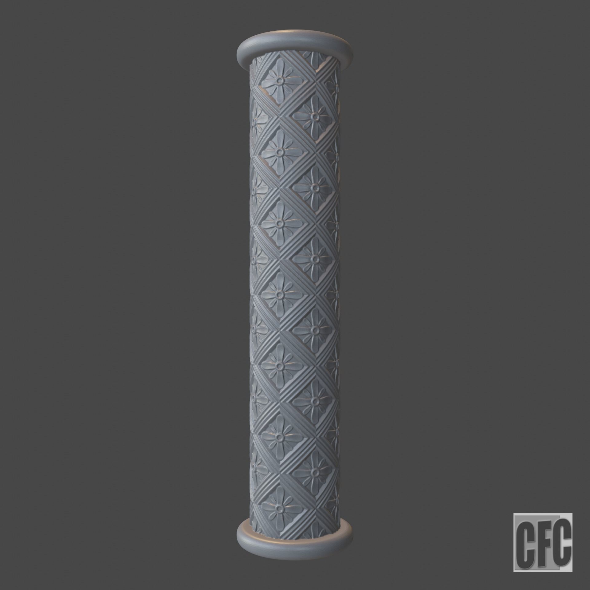 Goth shaft - 3d model for CNC - GothShaftCFC04 3D print model_2