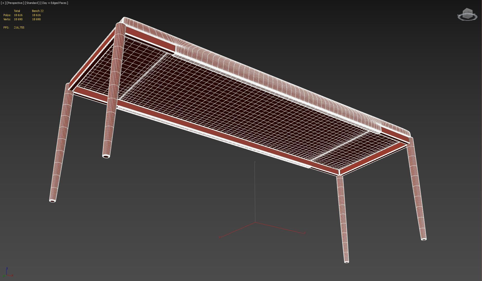 Bench 22 3D model_17