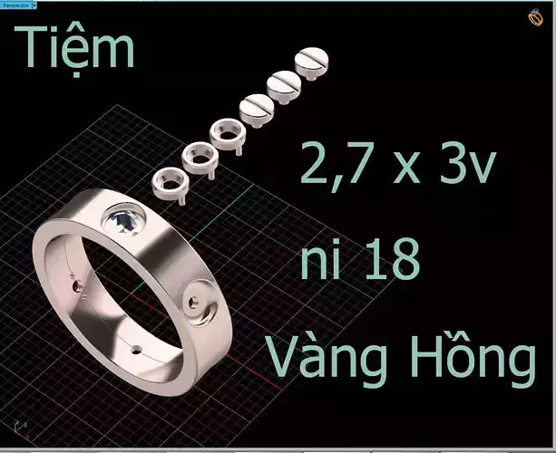 Wedding ring design and modeling by Otnho dot com