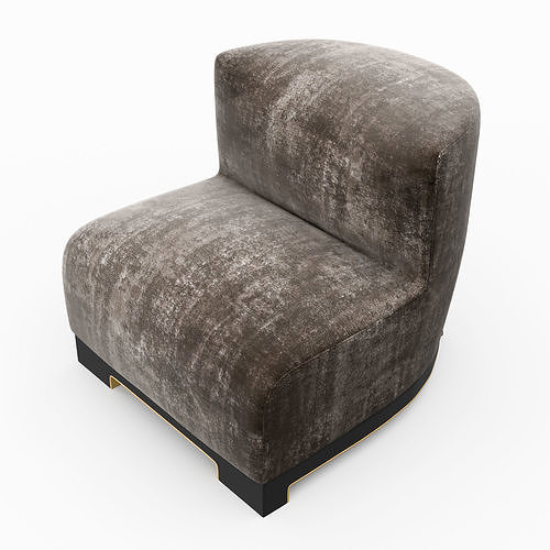 Vittoria Lounge chair Achille Salvagni 3D model 5