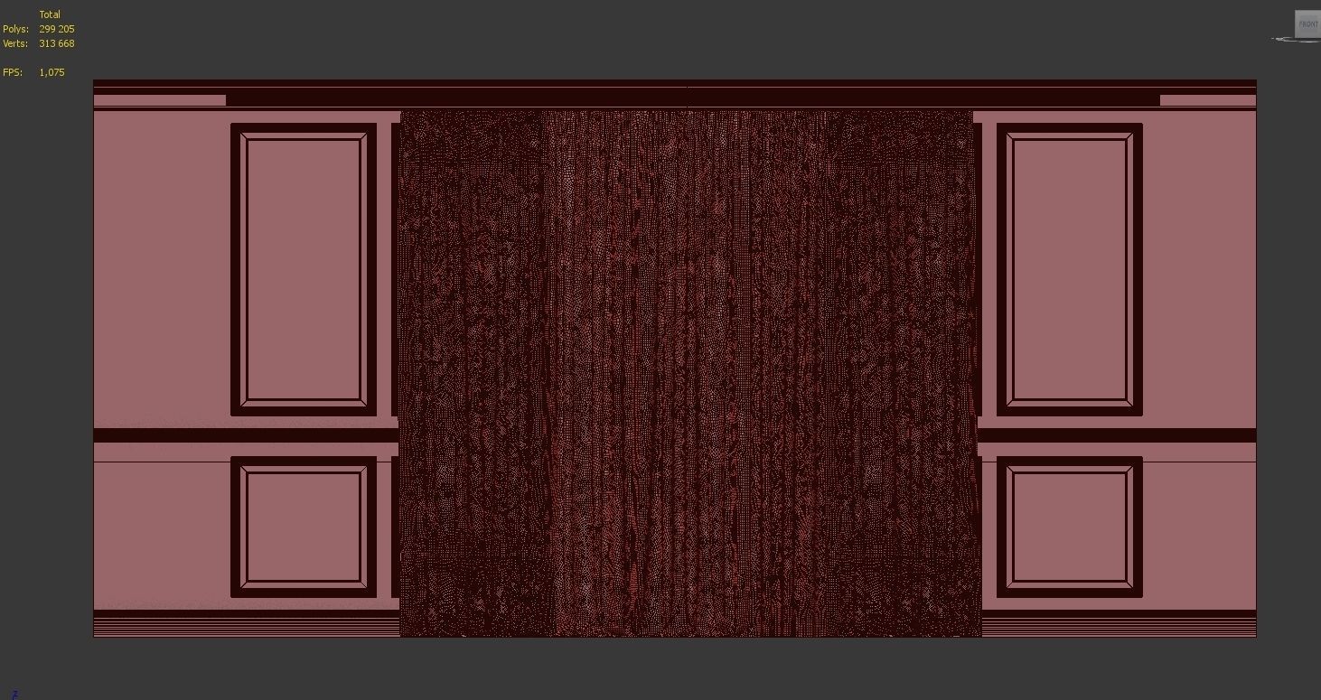 Curtain Set 48 3D model_4