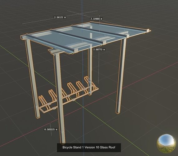 Bicycle Stands 1 3D Model Pack 3