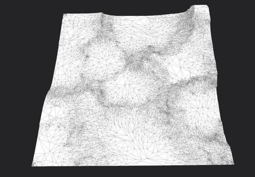 PBR Detailed DESERT Valley Landscape Low-poly 3D model_12