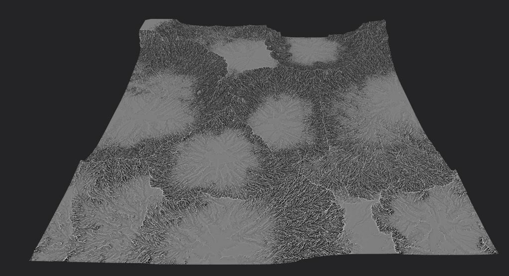 PBR Detailed DESERT Valley Landscape Low-poly 3D model_14
