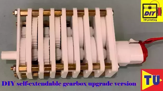 DIY self-extendable gearbox upgrade version