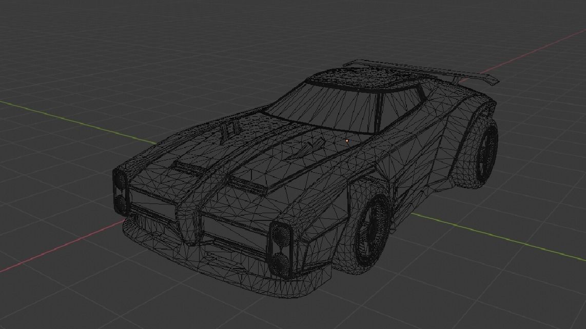 Dominus car from rocket league 3d model 3D model_5
