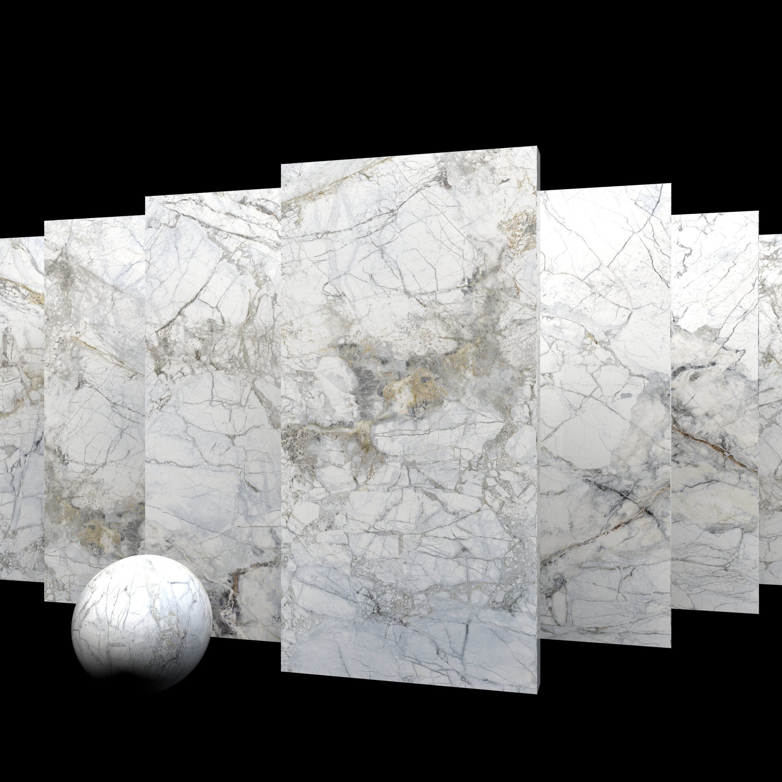 Marble Set Museum Supreme White 80x160 Set 1 Texture_3