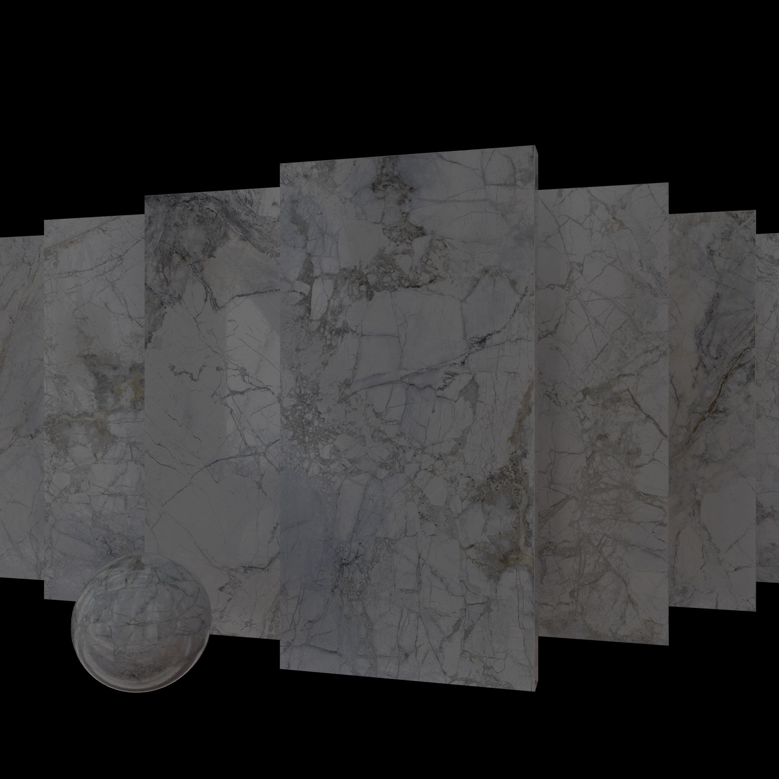 Marble Set Museum Supreme White 80x160 Set 2 Texture_4