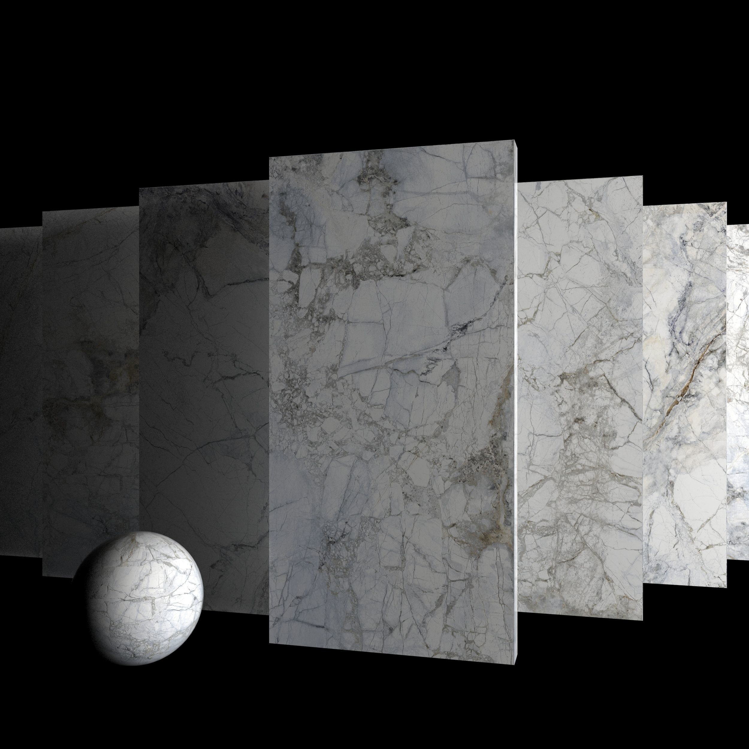Marble Set Museum Supreme White 80x160 Set 2 Texture_2