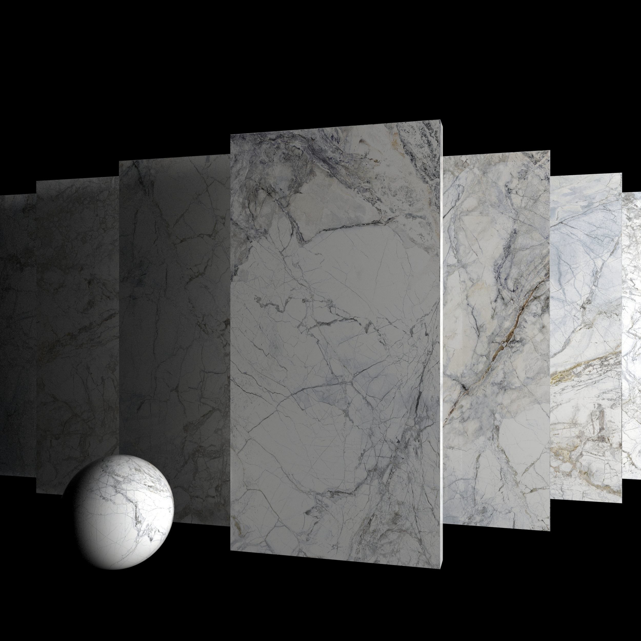 Marble Set Museum Supreme White 80x160 Set 3 Texture_2