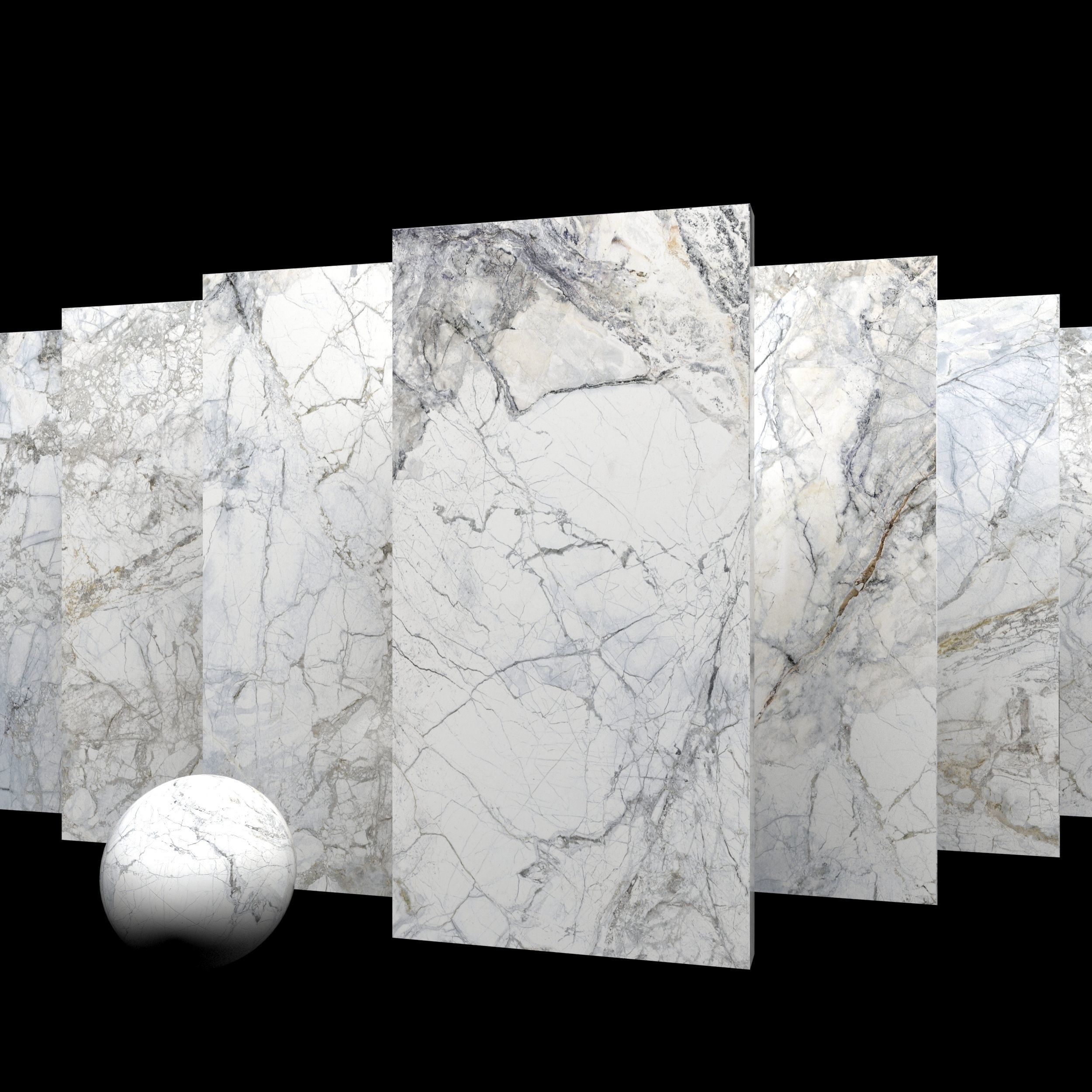Marble Set Museum Supreme White 80x160 Set 3 Texture_3
