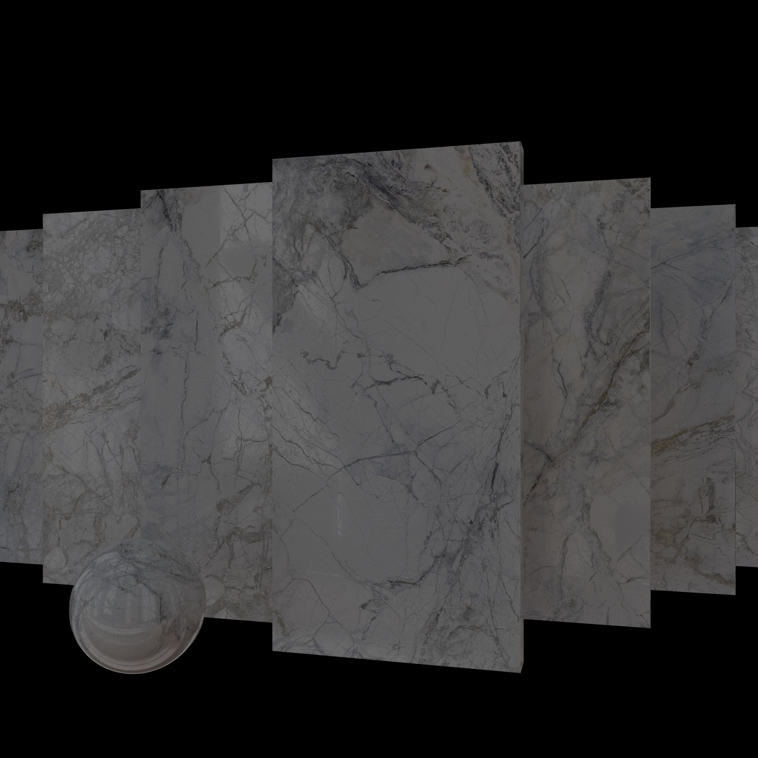Marble Set Museum Supreme White 80x160 Set 3 Texture_4