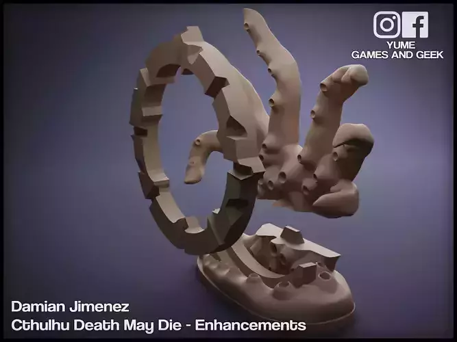 Cthulhu Death May Die board game enhancements 3D Print Portals  3D print model
