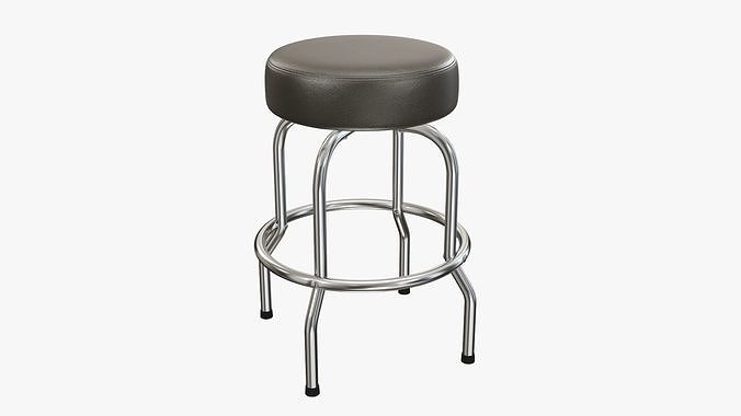 Bar stool 01 3D model