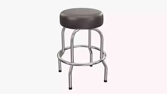 Bar stool 01 3D model