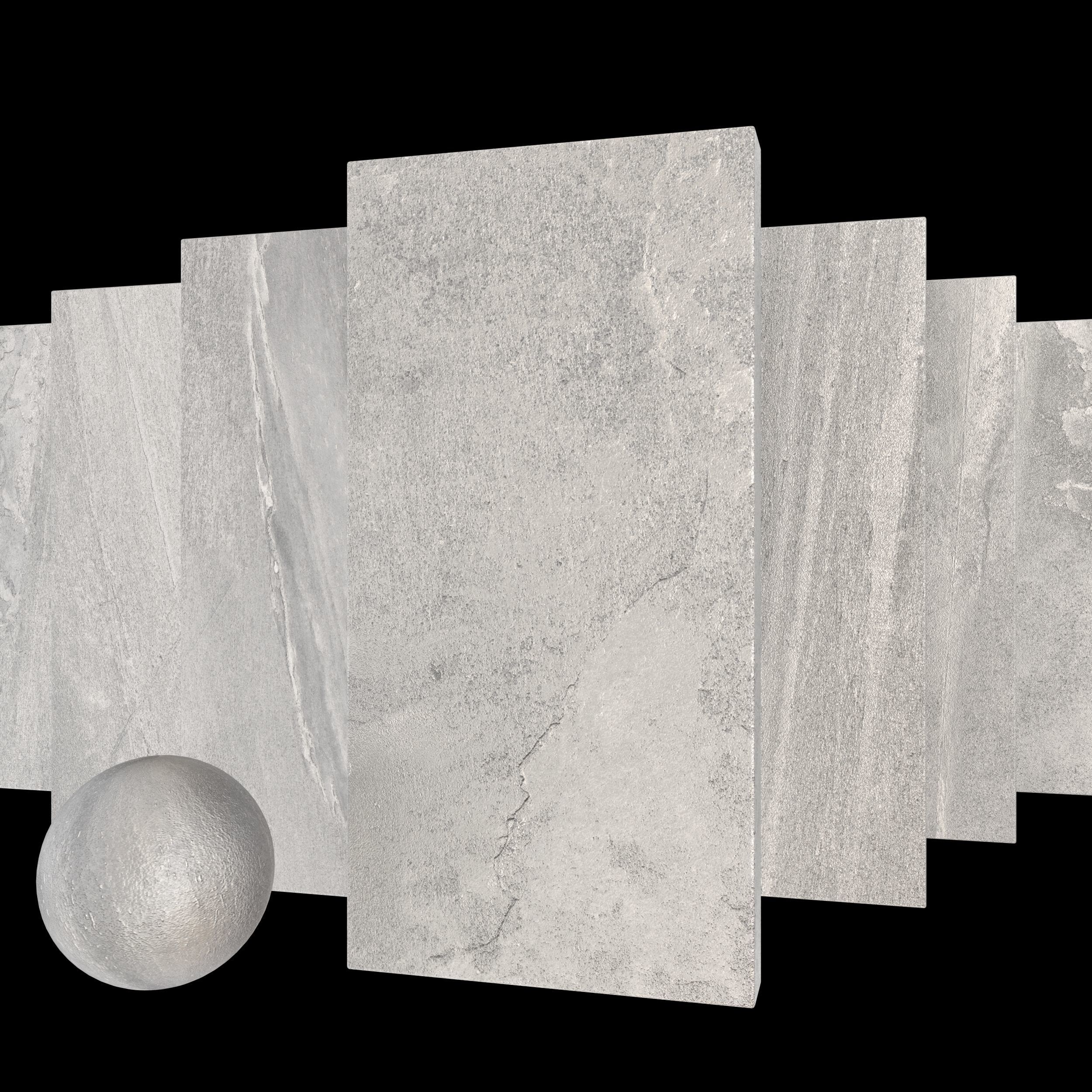 Stone Set Santorini Ice 60x120 Set 2 Texture_5