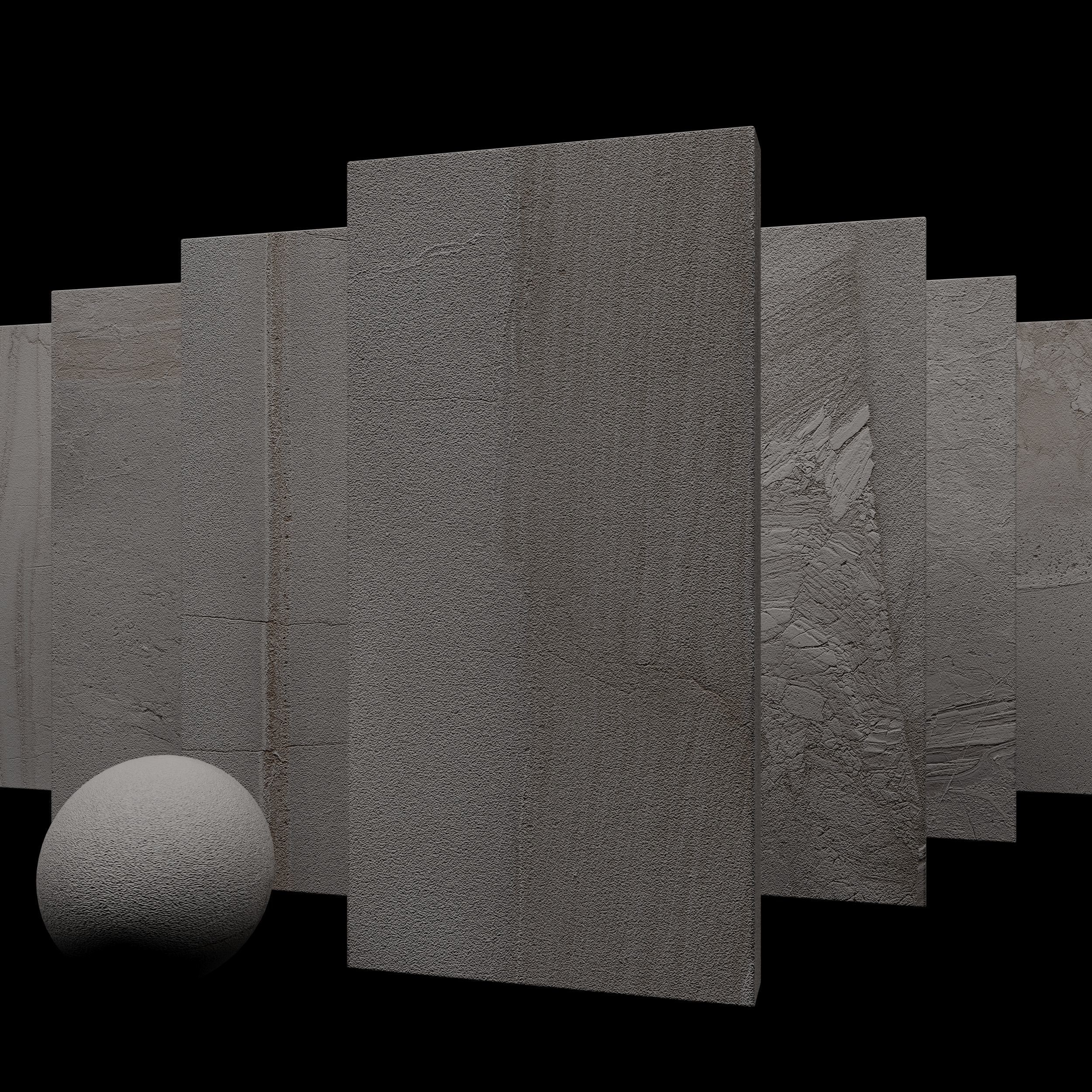 Stone Set Stoneway Grey 60x120 Set 1 Texture_3