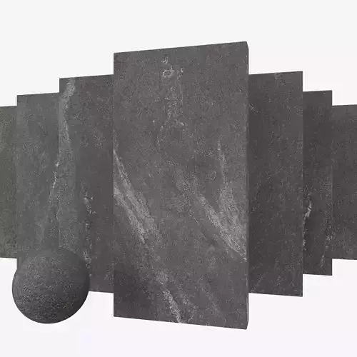 Stone Set Tierra Black 60x120 Set 2 Texture