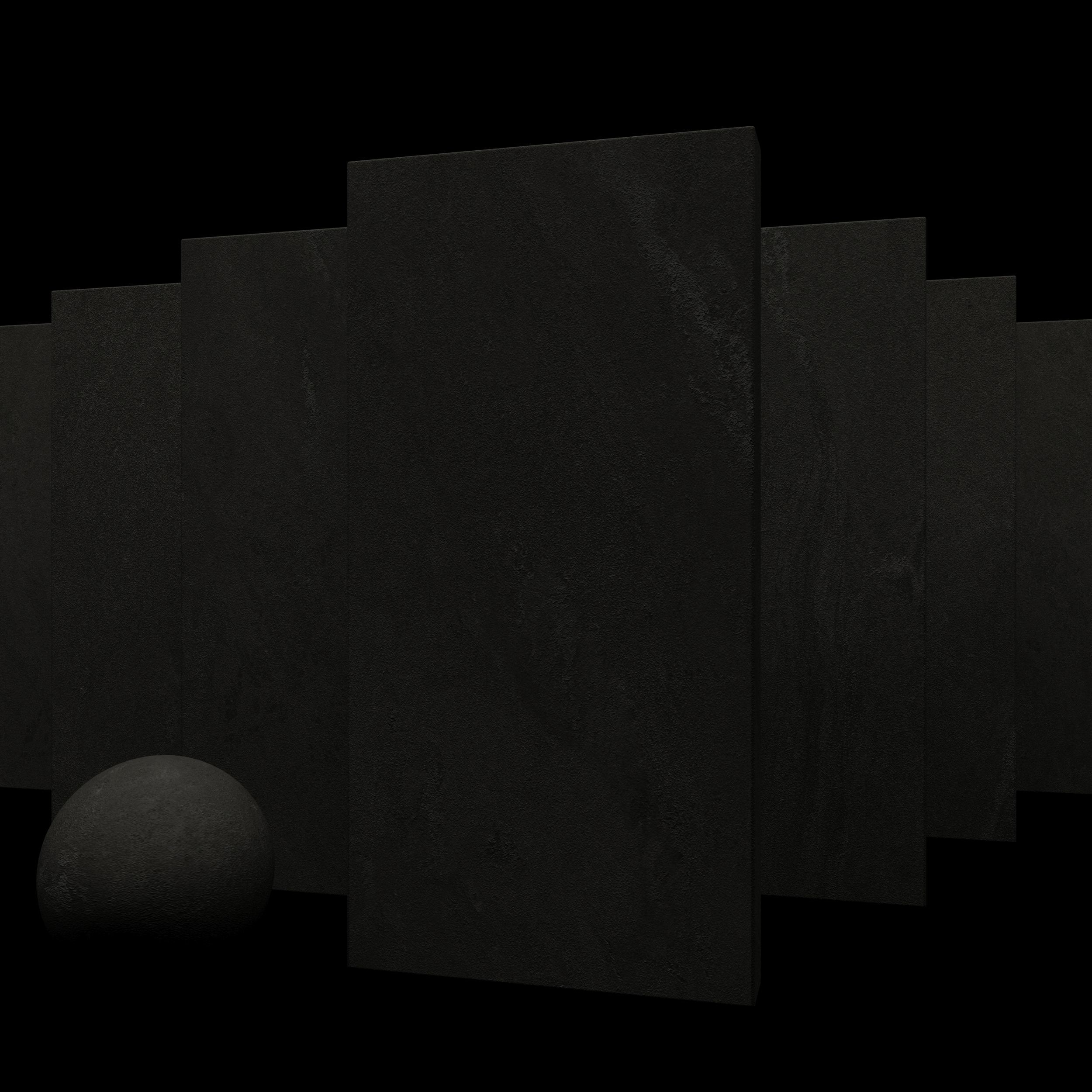 Stone Set Tierra Black 60x120 Set 3 Texture_3