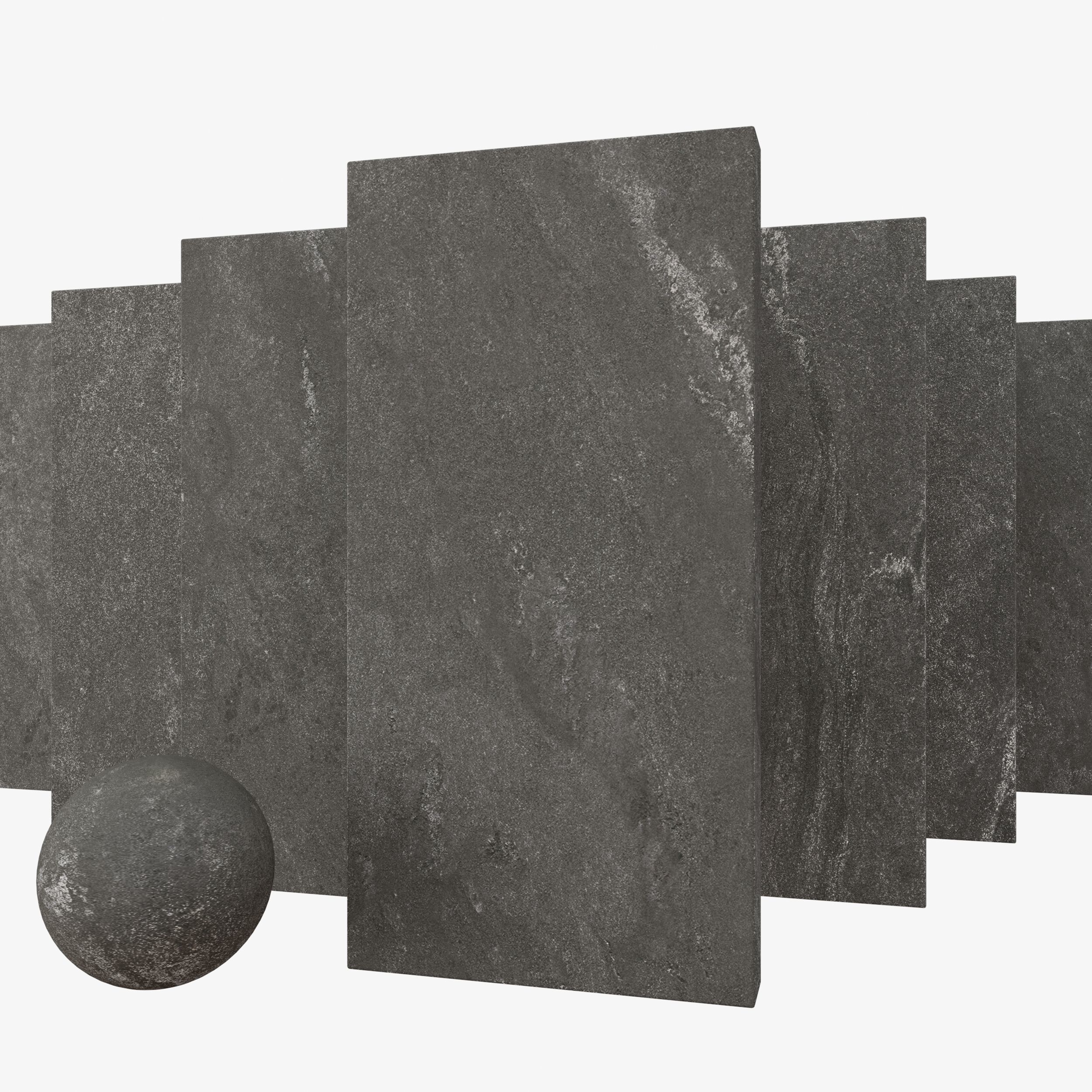 Stone Set Tierra Black 60x120 Set 3 Texture_5