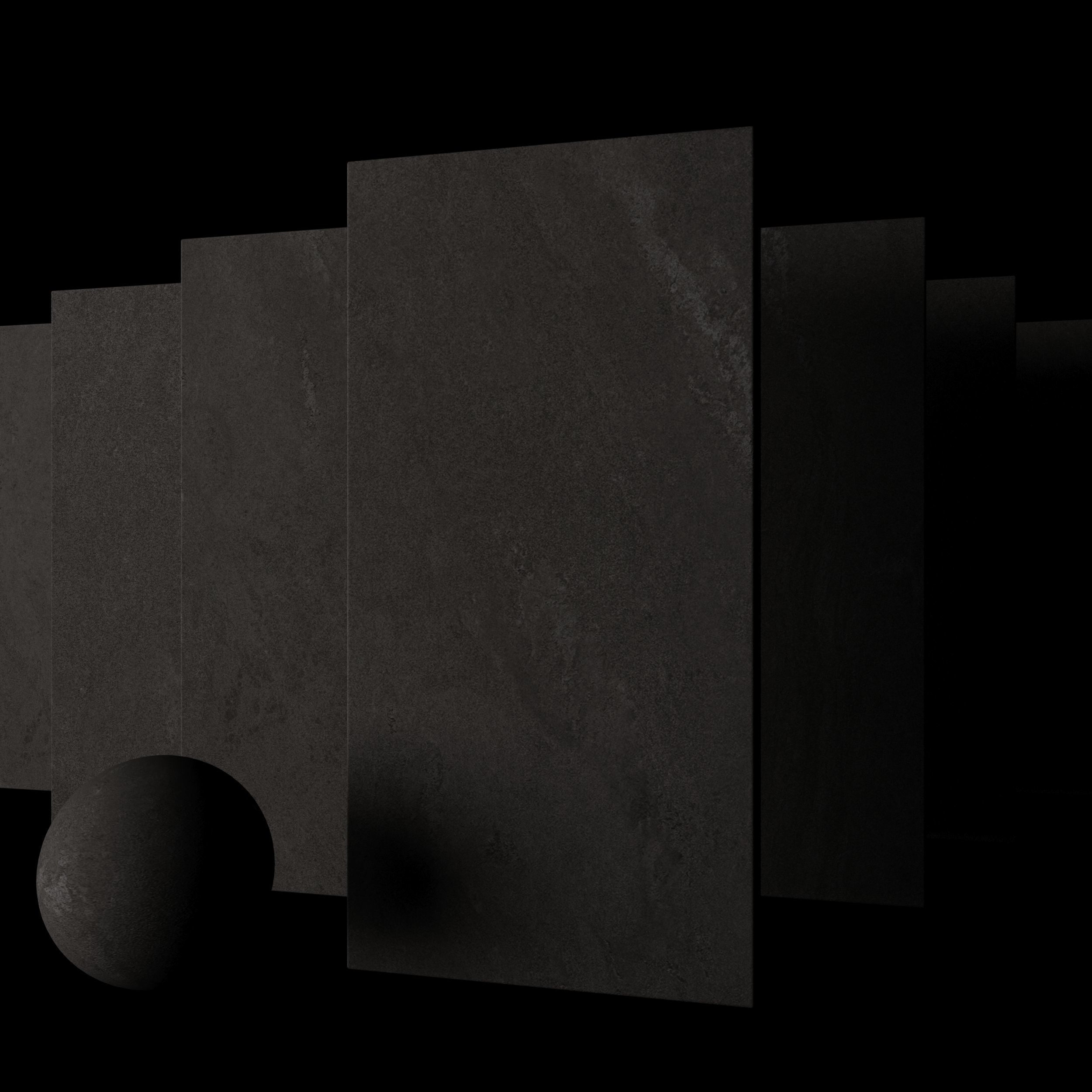Stone Set Tierra Black 60x120 Set 3 Texture_1