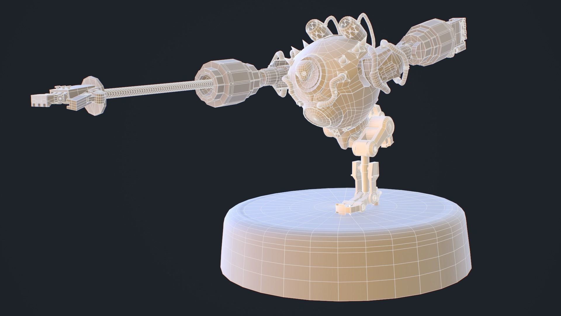 Blitzcranck robot Low-poly 3D model_8