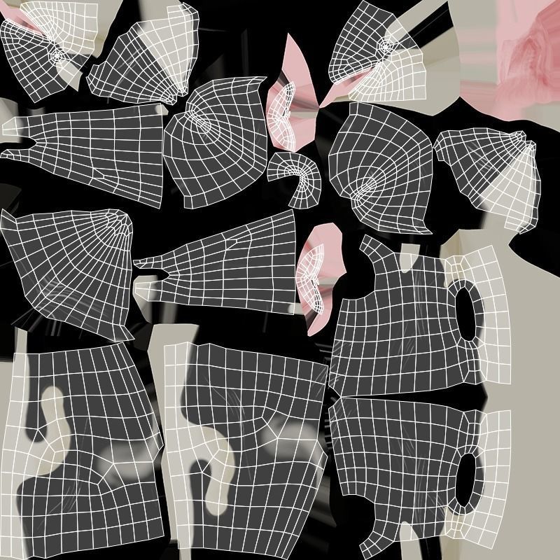 Killer whale Low-poly 3D model_10