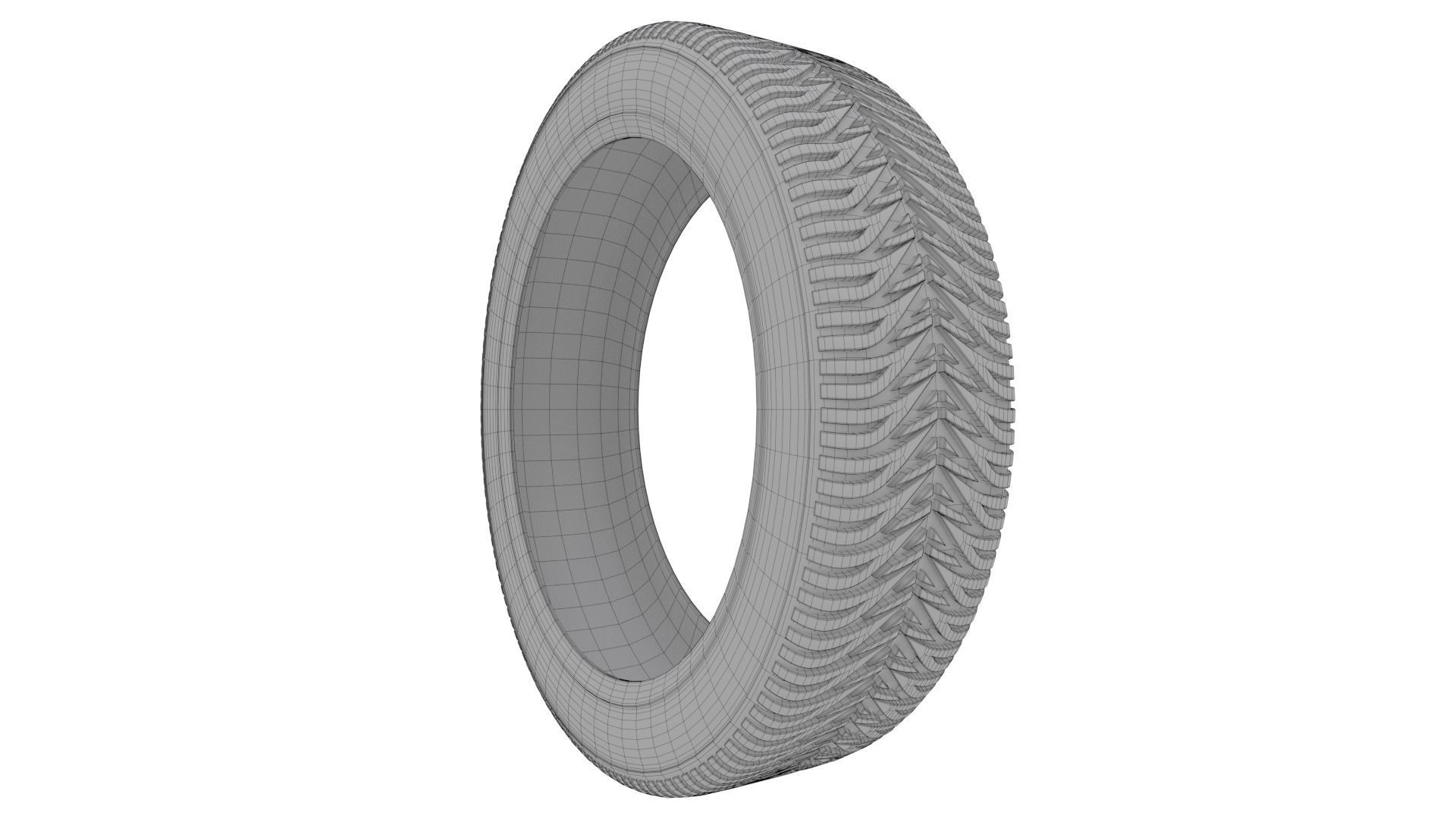 Low Poly Game Ready Tyre Pack 1 Low-poly 3D model_4