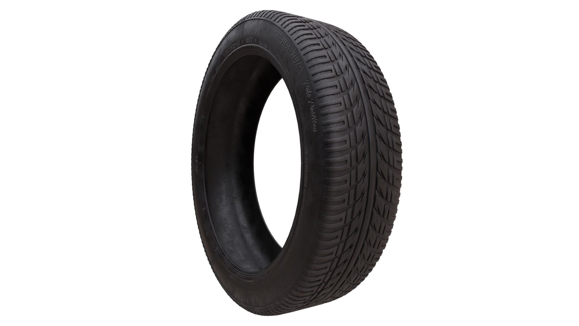 Low Poly Game Ready Tyre Pack 1 Low-poly 3D model_7