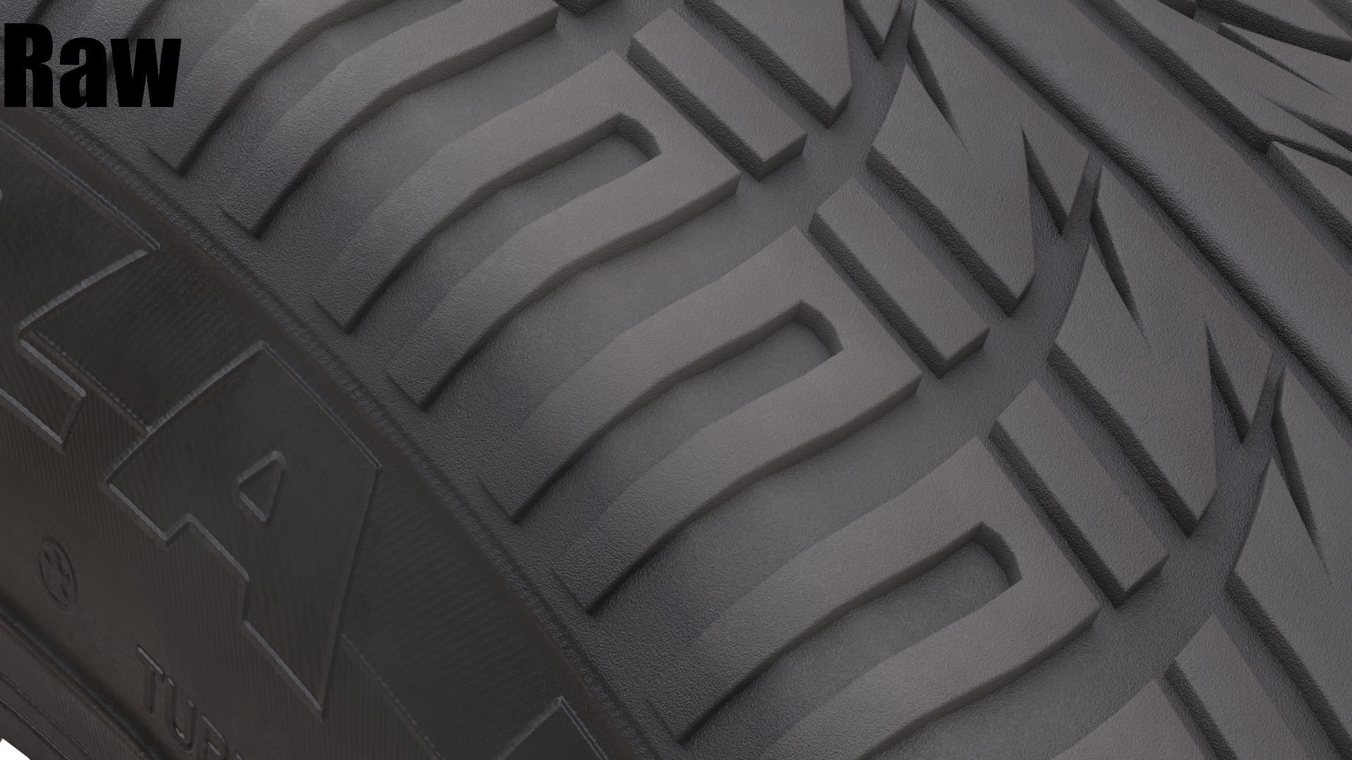 Low Poly Game Ready Tyre Pack 1 Low-poly 3D model_12