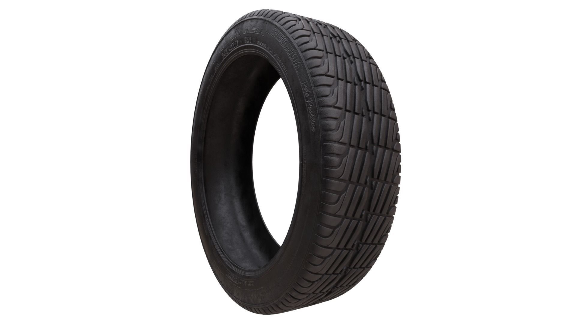 Low Poly Game Ready Tyre Pack 1 Low-poly 3D model_1