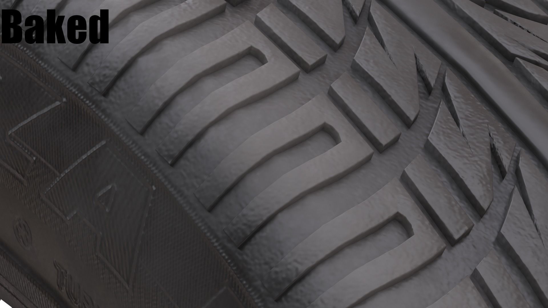 Low Poly Game Ready Tyre Pack 1 Low-poly 3D model_11