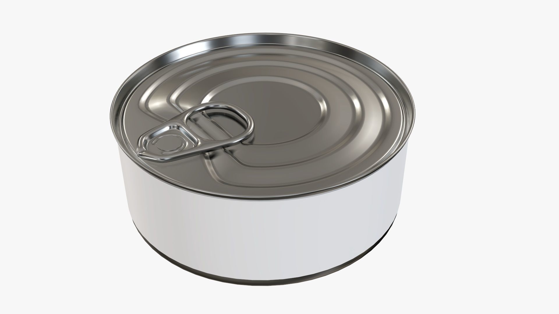 Food carrier tin can package 3D model_4