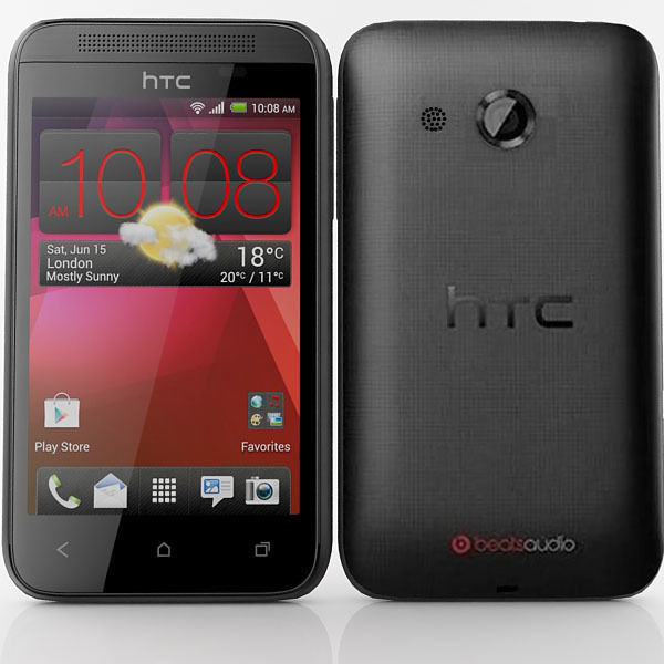 HTC Desire 200 Black and White 3D model_1